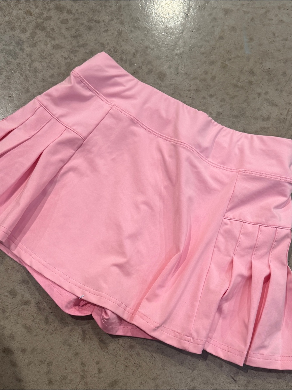 Light Pink Pleated Tennis Skort - Picture 3 of 3